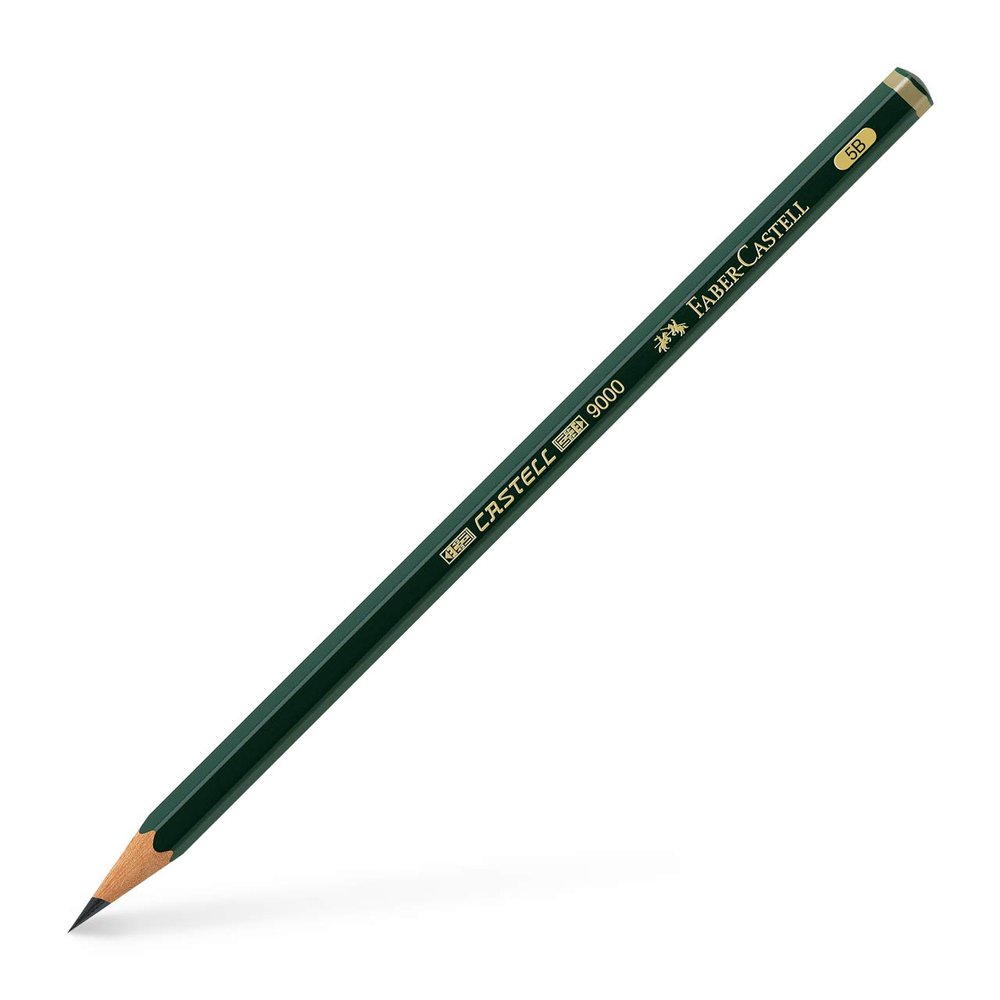 Faber-Castell Castell 9000 Graphite Pencil - 5B