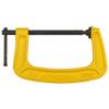 STANLEY 0-83-035 Max Steel C-Clamp-150mm (Yellow & Black), Limited lifetime warranty view 2