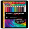STABILOaquacolor - Watercolor Pencil Set - Pack of 12 (Multicolour) view 2