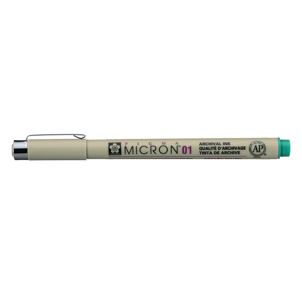 Sakura SAKXSDK01.29 Pigma Micron Pen, 0.25mm, Green