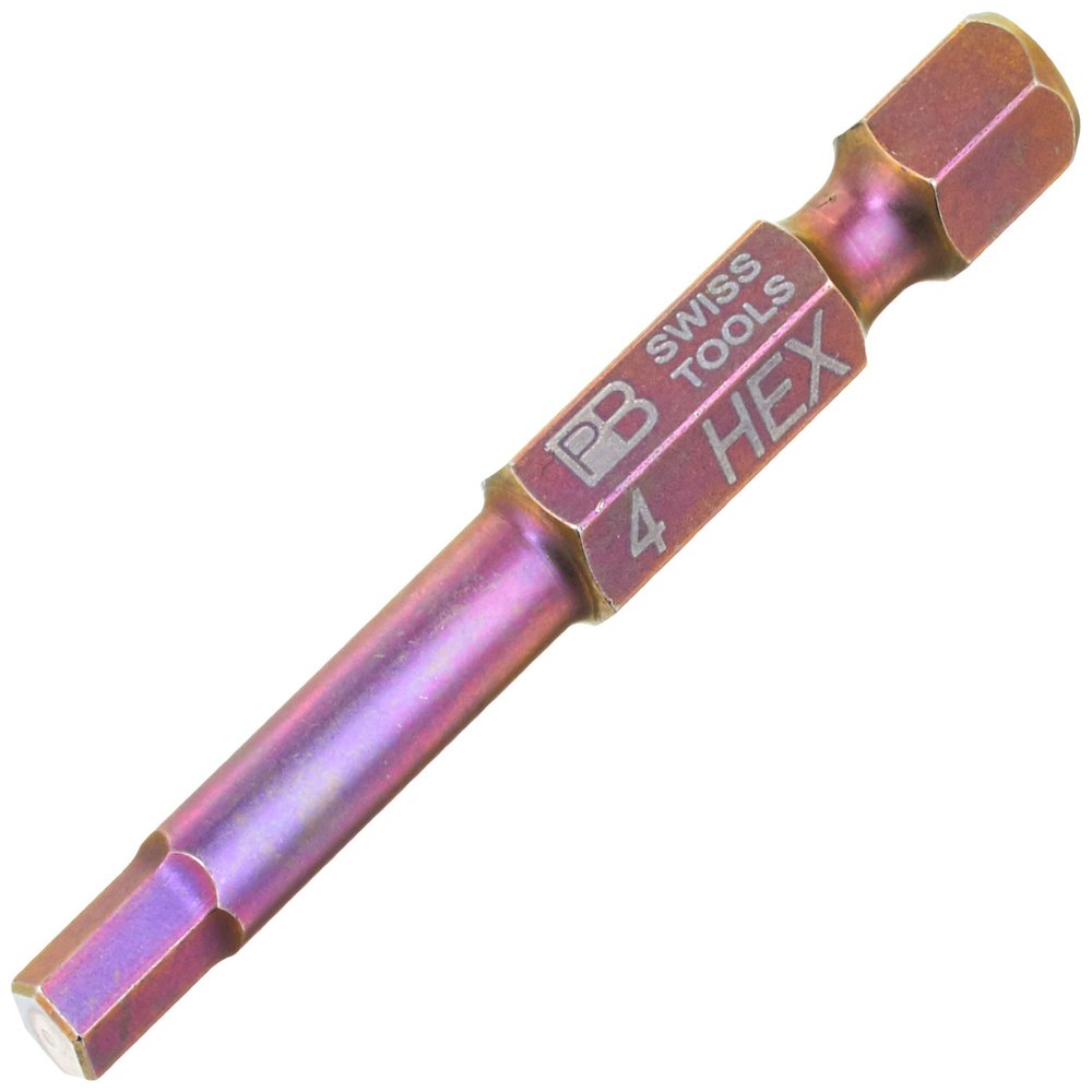 PrecisionBits for hexagon socket screws, external hexagon according to DIN 3126 shape E 6,3 (1/4")