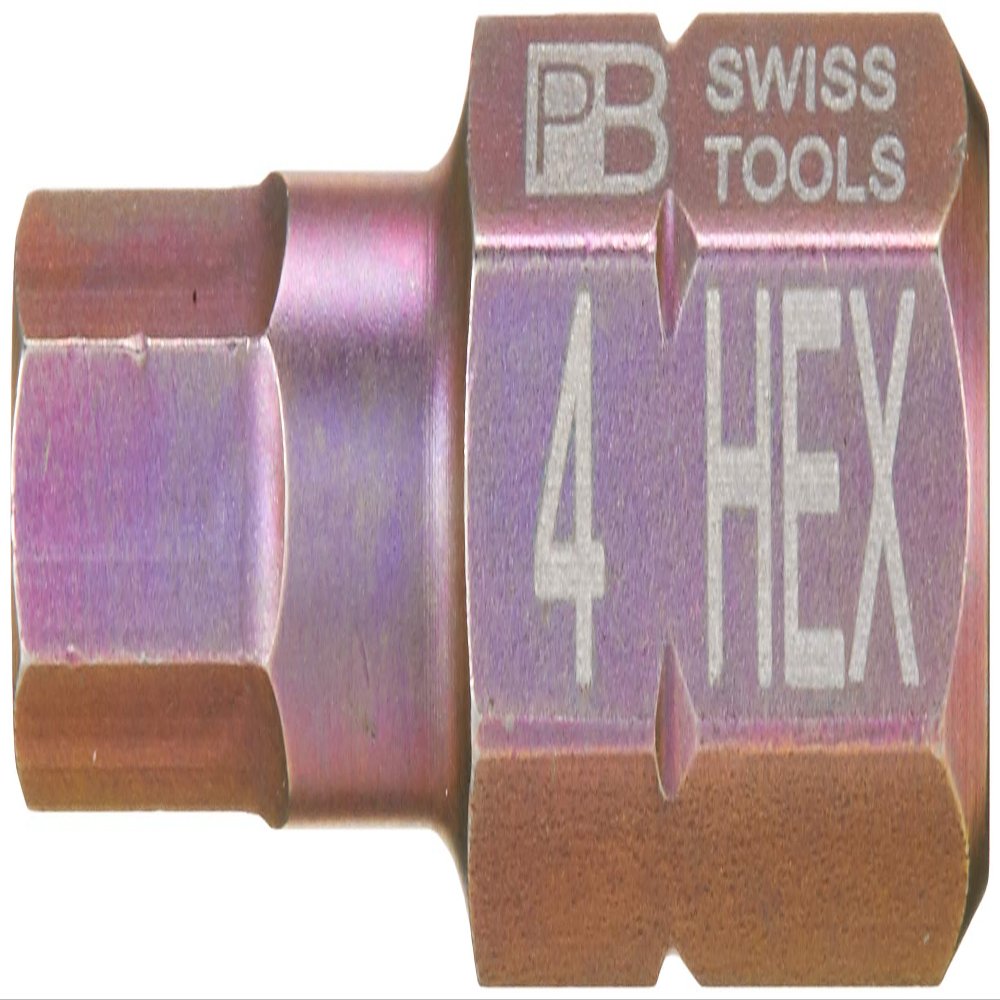 PB Swiss Tools 1/4" PrecisionBit with nanocoating for Hex Screws, Size 4mm