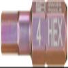 PB Swiss Tools 1/4" PrecisionBit with nanocoating for Hex Screws, Size 4mm view 1