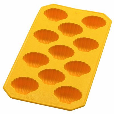 Lekue Slim Shell Ice Cube Tray, Yellow