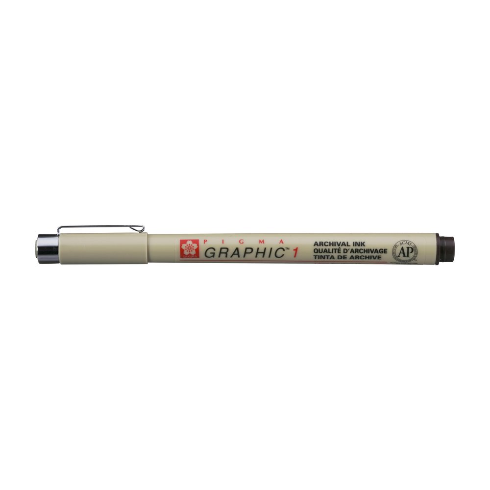 Pigma Graphic Pen 1Mm Sepia