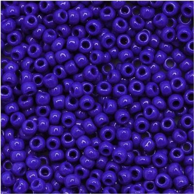 Toho Round Seed Beads 11/0 #48 'Opaque Navy Blue' 8 Gram Tube