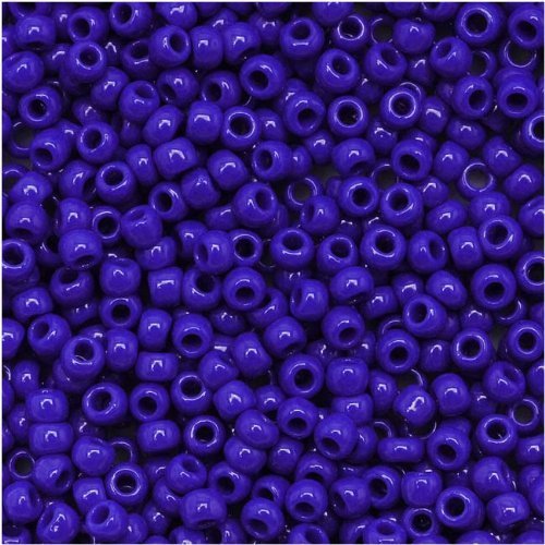 Toho Round Seed Beads 11/0 #48 'Opaque Navy Blue' 8 Gram Tube