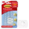 Command Decorating & organizing Pack of 20 clips/hooks and 24 mini strips, Damage Free walls, Clear,Plastic view 1