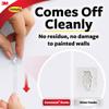 Command Decorating & organizing Pack of 20 clips/hooks and 24 mini strips, Damage Free walls, Clear,Plastic view 2