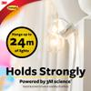 Command Decorating & organizing Pack of 20 clips/hooks and 24 mini strips, Damage Free walls, Clear,Plastic view 4