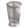 InterDesign Franklin Rustproof Multipurpose Plastic Tumbler Cup, Pen Stand for Study Table Stylish - (8.4 x 10.7) CM, Smoke view 3