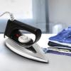 Wipro GD102 Popular 1000 Watt Electric Dry Iron, Lightweight, Chrome finish, Anti bacterial German Weilburg Double Coated Soleplate, Quick Heat Up, Stylish & Sleek, Aluminium, 2 Years Warranty, Black view 3