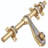 Smart Shophar Brass Iceco Aldrop 8 Inches Gold Silver Pack of 1 / Main Double Door Hardware Aldrops/Lightweight Latch for Home Gate Fancy Aldrop for Door Fittings/Aldrop Lock Set view 2
