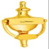 Smart Shophar Brass Victoria Door Knocker 8 Inches Gold Pack of 1 view 1
