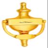 Smart Shophar Brass Victoria Door Knocker 8 Inches Gold Pack of 1 view 2