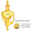 Smart Shophar Brass Victoria Door Knocker 8 Inches Gold Pack of 1 view 3