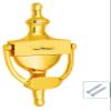 Smart Shophar Brass Victoria Door Knocker 8 Inches Gold Pack of 1 view 4
