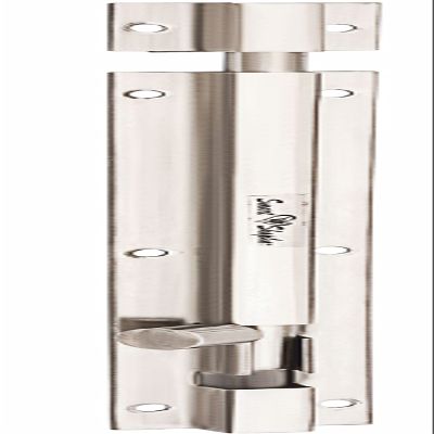 Smart Shophar Stainless Steel Plain Tower Bolt 8 Inches Silver, Pack of 1 / Heavy-Duty Locking/Rapid and Effortless Mounting/Ideal for Gates and Large Doors