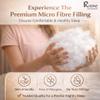 R home 12x20 Inch (30x50 cm) Cushion Filler  Pack of 2 Ultra Soft Microfibre Rectangular Throw Pillow Inserts, Fluffy & Durable Lumbar Cushion Pads for Sofa, Bed & Chairs view 4