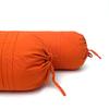 Swayam Set of 2 Cotton Bolster Cover | 30x30 Inch | Soft Breathable Masnad Cover 200TC | Durable & Washable | Solid Bolster Cover for Diwan, Bed & Sofa - Rust view 3