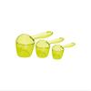 Tescoma Presto Measuring Scoops, 3-Pieces, Green view 1