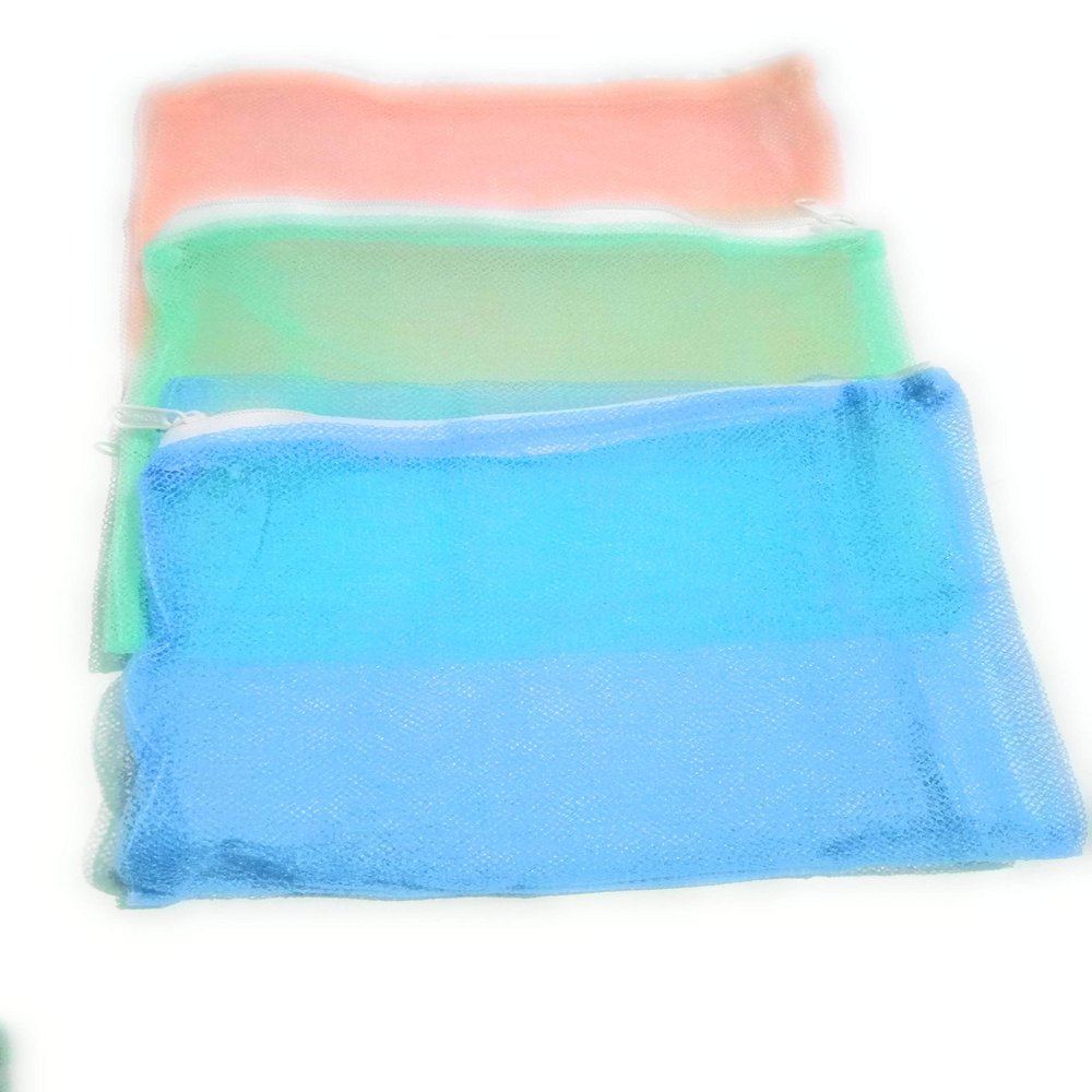 Fridge Bags for Fruits and Vegetables with Zip (Set of 3), Single Bags Multi Color, Color as per Stock, Strong Bag and Strong Zip, use and See