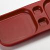 Cutting EDGE Eco Plastic Serve and Dip Xcelsior Snack Trays Set, Set of 2, Red view 2