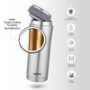 Milton Optima 350 Thermosteel Hot and Cold Flask, 340 ml, Silver | ISI Certified | Vacuum Insulated | Rust Proof | Leak Proof | Tea | Coffee | Juice view 3