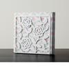 Ikea Napkin Holder White Floral Design, Steel view 3