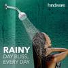 Hindware ABS 77mm Single Flow Overhead Shower | Wall Mounted | Chrome Finish & Nickel Plating | Withstands 3 Lakh Turning Cycles | Rubbit Cleaning System | Sustains High Water Pressure view 2