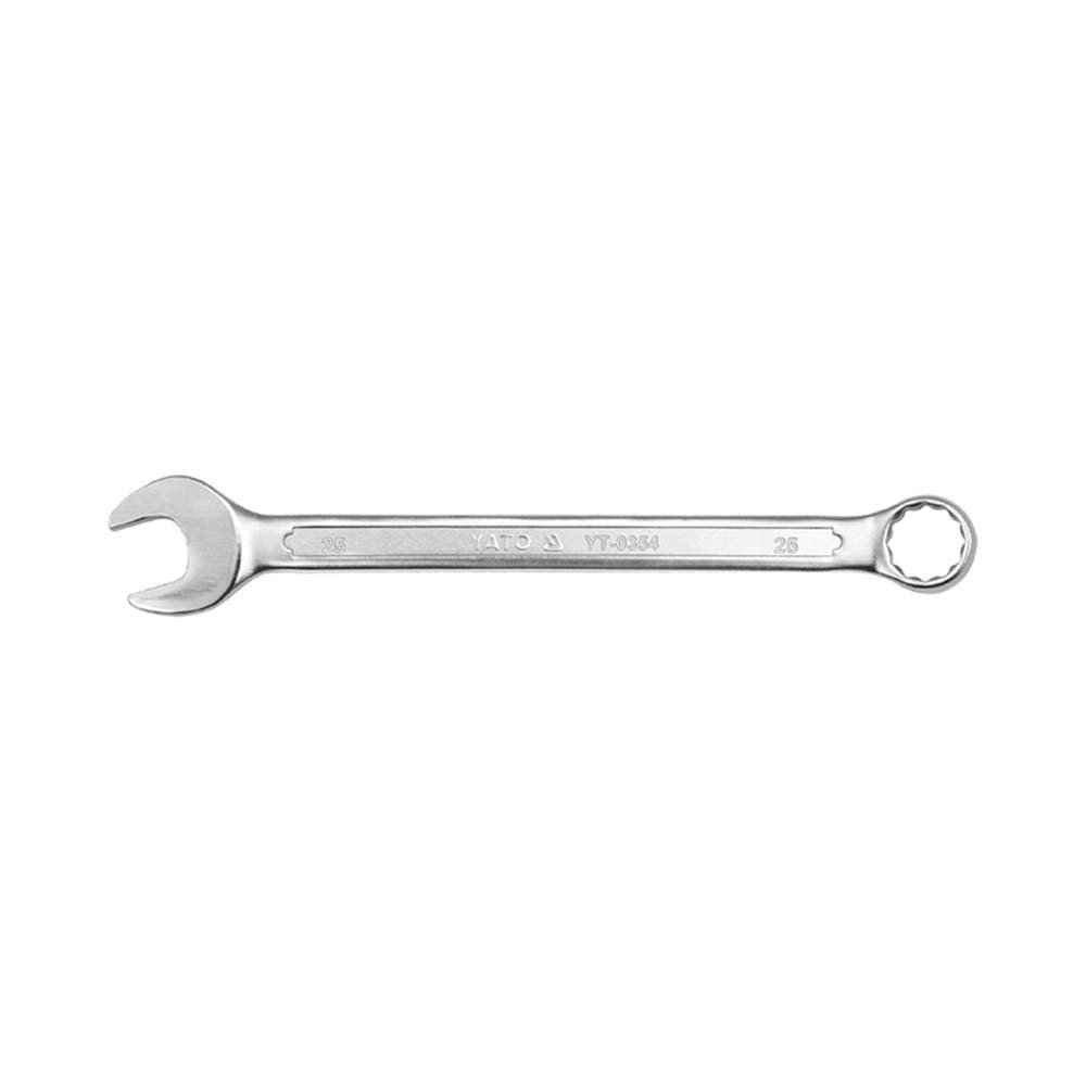 Yato Combination Spanner YT-0354 Tool Carbon Steel Spanner Industrial Use Tool Kit set for Home Toolkit Spanner Kit Mill Spanner Combination Spanner Set 25MM