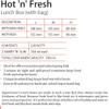 Signoraware Hot N Fresh Lunch Box with Bag, Deep Red view 3