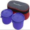 Signoraware Mid-Day Lunch Box with Bag, Deep Violet view 1