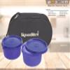 Signoraware Mid-Day Lunch Box with Bag, Deep Violet view 2