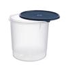 Signoraware Storewell BPA Free Plastic Round Container with Lid | Airtight & Leakproof Push Lock Lid | Kitchen & Pantry Organiser | Ideal for Atta, Rice, Pasta & Grains Organizer (5.5 Ltr | Blue) view 1