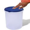 Signoraware Storewell BPA Free Plastic Round Container with Lid | Airtight & Leakproof Push Lock Lid | Kitchen & Pantry Organiser | Ideal for Atta, Rice, Pasta & Grains Organizer (5.5 Ltr | Blue) view 3