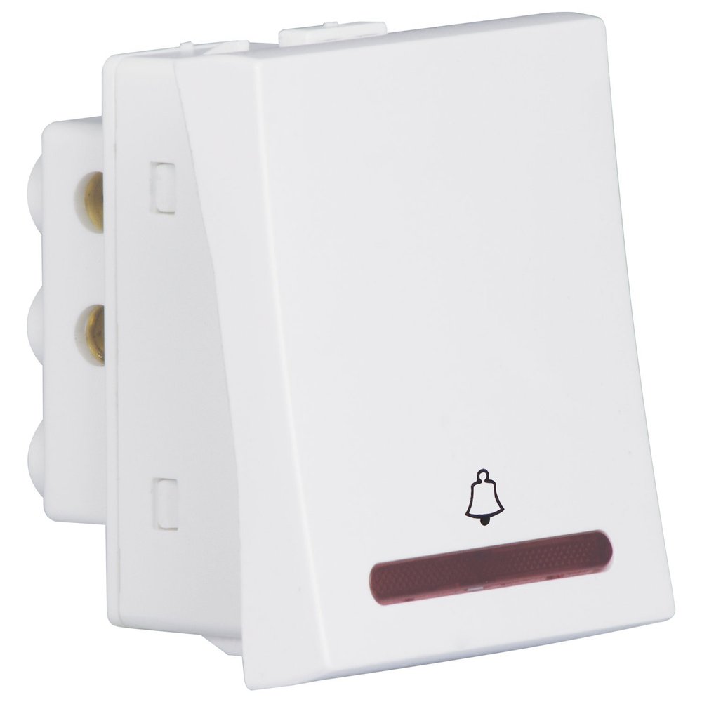 Havells Crabtree Athena 10A Mega Bell Push Indicator