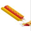 Mustard M12007 Double Dog Hotdog Shaped Condiment Dispenser, Multicolored view 1