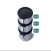 Ecoline V3 Stainless Steel Lunch Box Capacity 1100 ml(2 containers 400ml, 1 Container 300ml) Black view 3