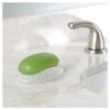 InterDesign Self Draining Soap Dish Holder for Bathroom Storage - Soap Saver Stands for Shower & Sinks, Clear - 0.75" x 3.25" x 4.75", Pack of 3 view 2