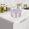 STEELLOCK Stainless Steel Airtight Container with Lid | Leakproof, BPA-Free, Durable Kitchen Storage | Multipurpose Food Storage Containers for Kitchen | SL-1502-set of 1, 1950ml each, Pink view 2