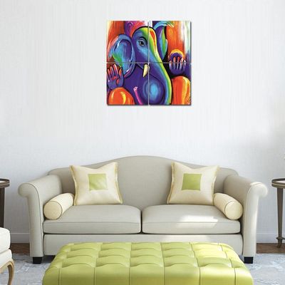 Go Hooked 4 Panel Wall Dcor (Set of 4)