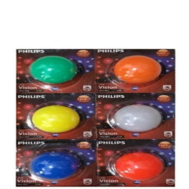 Philips Deco 0.5-Watt Assorted LED Bulb (Pack of 6)