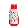Cello Plastic Sensation Belt Flask (BF_SENSA, White Red, 1 L, 1000 ml) view 1