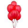 Tiger 50013 Metallic Plain Large Balloon Red (Pack of 50) view 1