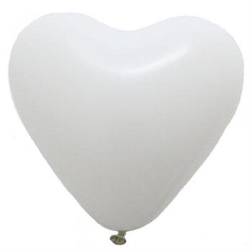 Tiger 50026 Plain Balloon White (Pack of 30)