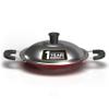 Impex Premium Nonstick Aluminium Appachatty 20 cm, 3 Layer Cookware, High Grade Non Stick Coating Appam Maker, 1 Year Warranty (Maroon) view 1