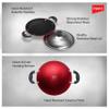 Impex Premium Nonstick Aluminium Appachatty 20 cm, 3 Layer Cookware, High Grade Non Stick Coating Appam Maker, 1 Year Warranty (Maroon) view 4