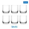 Ocean Top Drink Juice Glass/Water Glass/Cocktail Glass/Milkshake Glass Set, 235ml, Set of 6, Transparent view 2