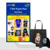 GoColor T Shirt Transfer Dark Fabric Inkjet Paper Iron On A4 x5 Sheet Pack view 4